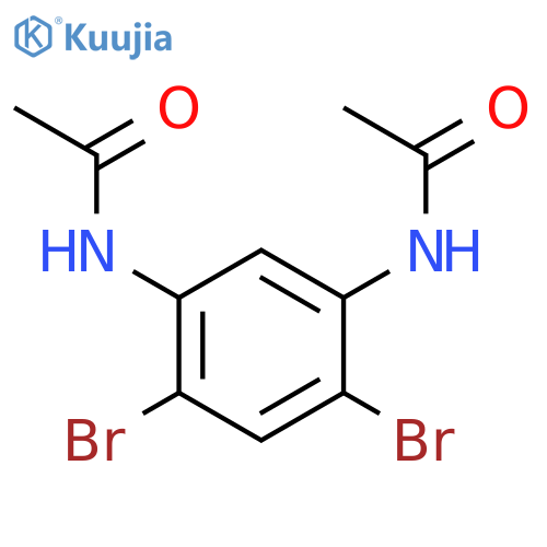 N-(2,4-dibromo-5-acetamidophenyl)acetamide structure