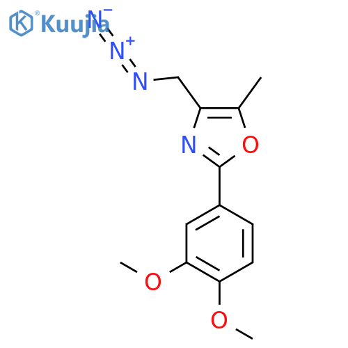 4-(Azidomethyl)-2-(3,4-dimethoxyphenyl)-5-methyl-1,3-oxazole structure
