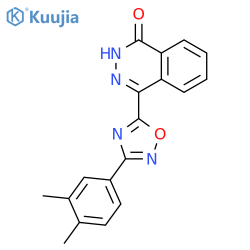 4-3-(3,4-Dimethylphenyl)-1,2,4-oxadiazol-5-ylphthalazin-1(2H)-one structure