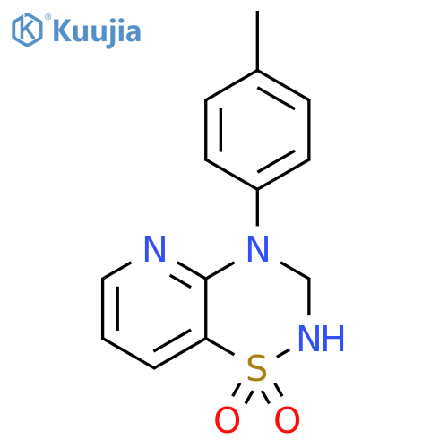 4-(4-methylphenyl)-2H,3H,4H-1lambda6-pyrido[2,3-e][1,2,4]thiadiazine-1,1-dione structure