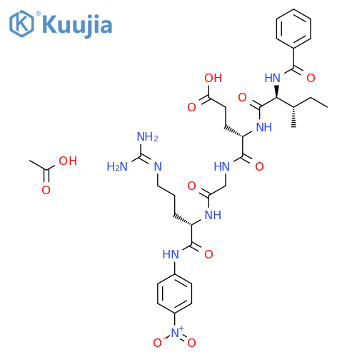 Bz-IEGR-pNA acetate structure