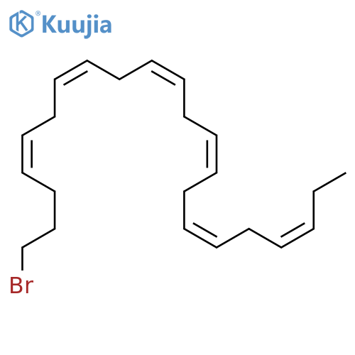 3,6,9,12,15,18-DOCOSAHEXAENE, 22-BROMO-, (3Z,6Z,9Z,12Z,15Z,18Z)- structure