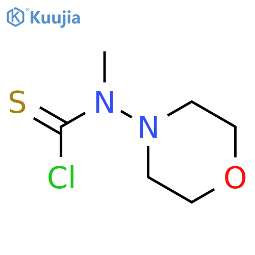 Carbamothioic chloride, methyl-4-morpholinyl- structure