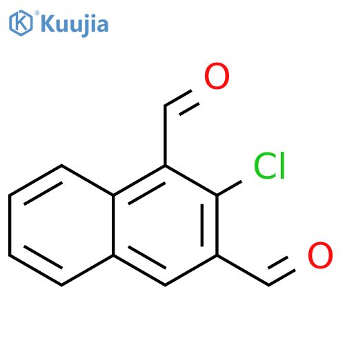 2-chloronaphthalene-1,3-dicarbaldehyde structure