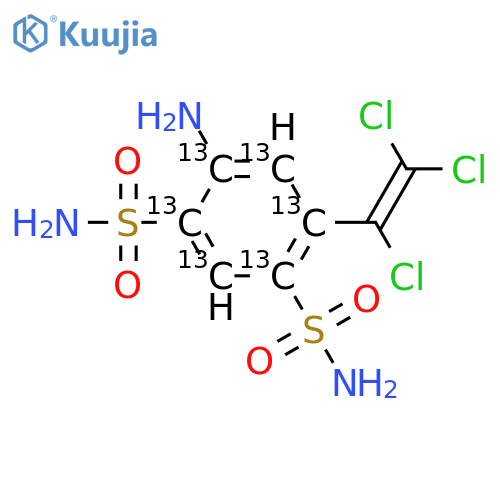 Clorsulon-13C6 structure