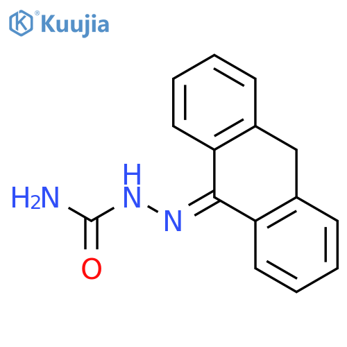 Hydrazinecarboxamide, 2-(9(10H)-anthracenylidene)- structure