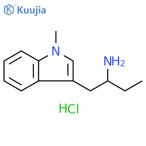 1-(1-methyl-1H-indol-3-yl)butan-2-amine hydrochloride structure