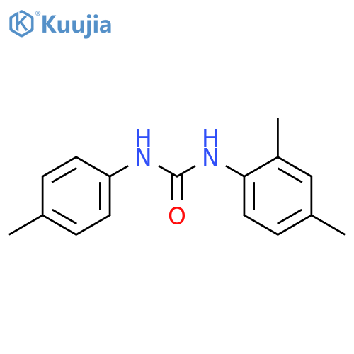 1-(2,4-dimethylphenyl)-3-(4-methylphenyl)urea structure