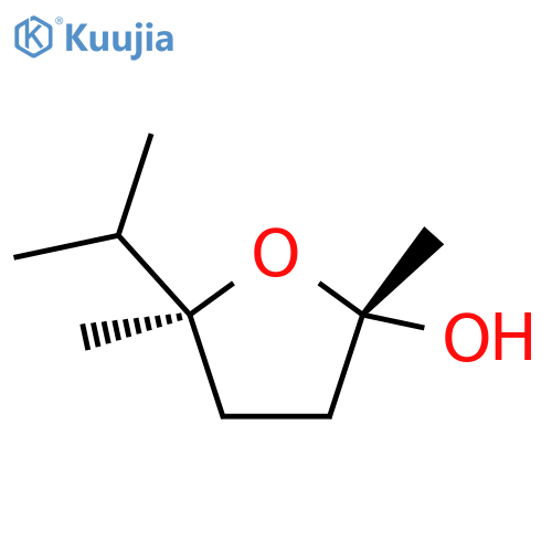 2-Furanol,tetrahydro-2,5-dimethyl-5-(1-methylethyl)-,trans-(9CI) structure