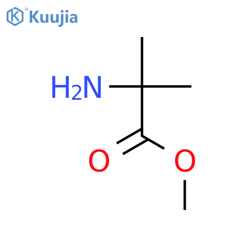 Methyl 2-amino-2-methylpropanoate structure