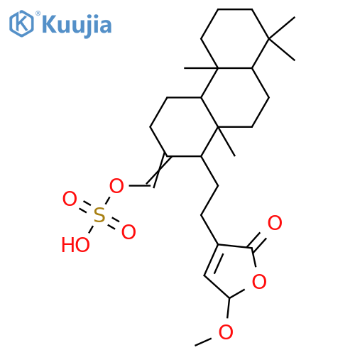 19,25-Epoxy-13(24),17-cheilanthadiene-19,24,25-triol; (13(24)E,19S)-form, 25-Ketone(lactone), 19-Me ether, 24-sulfate structure