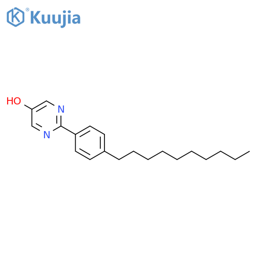 2-(4-Decylphenyl)-5-hydroxypyrimidine structure