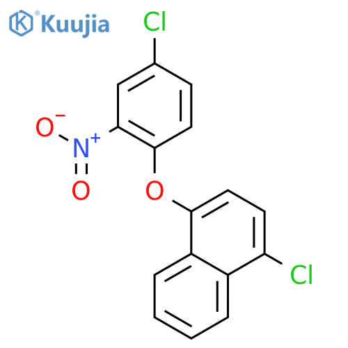 Naphthalene, 1-chloro-4-(4-chloro-2-nitrophenoxy)- structure