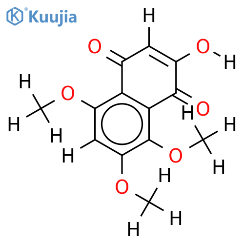 5,7,8-Tri-Me ether-2,5,7,8-Tetrahydroxy-1,4-naphthoquinone structure