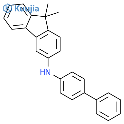 N-([1,1'-Biphenyl]-4-yl)-9,9-dimethyl-9H-fluoren-3-amine structure