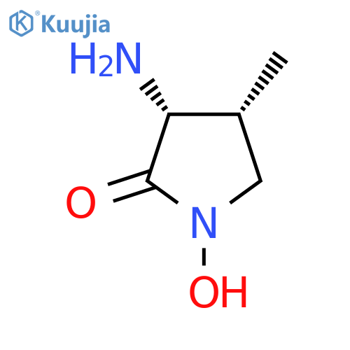 (3R,4R)-3-Amino-1-hydroxy-4-methylpyrrolidin-2-one structure