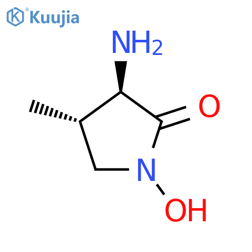 2-Pyrrolidinone,3-amino-1-hydroxy-4-methyl-,trans-(9CI) structure