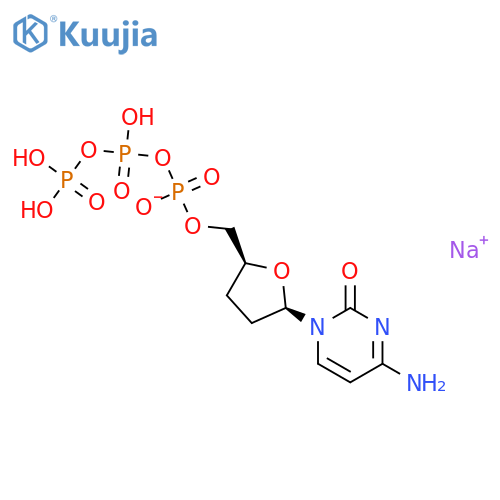 2',3'-Dideoxycytidine-5'-triphosphate lithium salt - structure