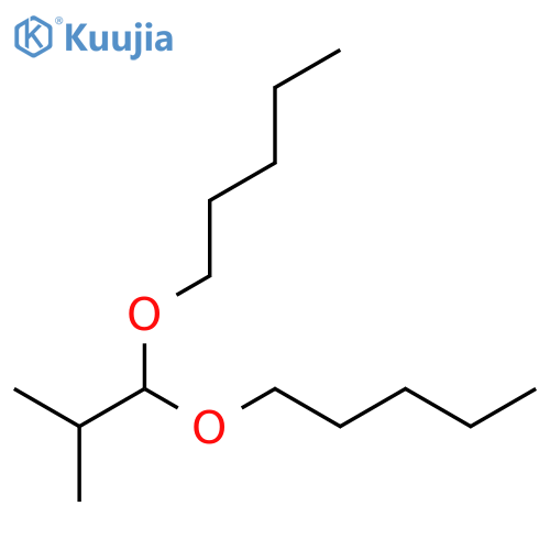 Pentane, 1,1'-[(2-methylpropylidene)bis(oxy)]bis- structure