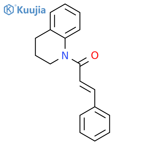 (2E)-1-(3,4-dihydroquinolin-1(2H)-yl)-3-phenylprop-2-en-1-one structure