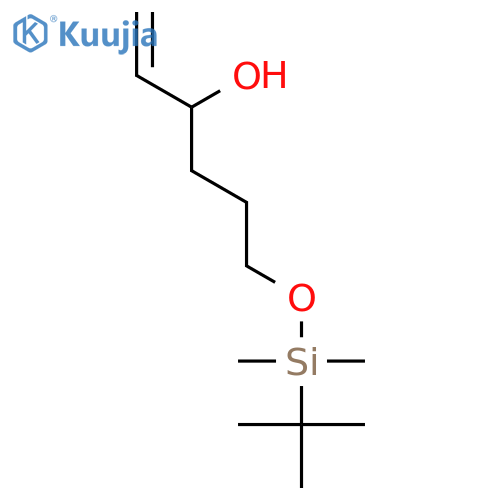 1-Hexen-3-ol, 6-[[(1,1-dimethylethyl)dimethylsilyl]oxy]- structure