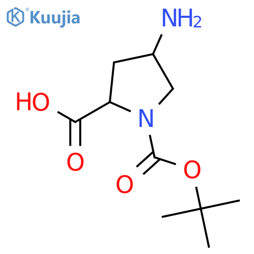 (2s,4r)-1-Boc-4-Amino-Pyrrolidine-2-Carboxylic Acid structure