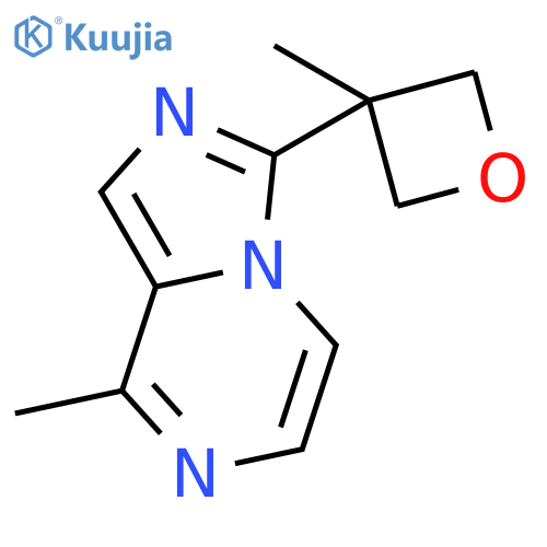 8-methyl-3-(3-methyl-3-oxetanyl)-Imidazo[1,5-a]pyrazine structure