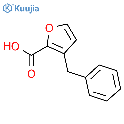 3-Benzylfuran-2-carboxylic acid structure