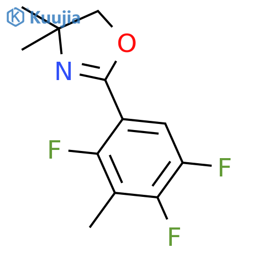 2-(2,4,5-trifluoro-3-methylphenyl)-4,4-dimethyl-2-oxazoline structure