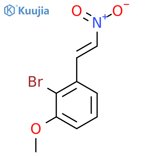 2-bromo-1-methoxy-3-(2-nitroethenyl)benzene structure