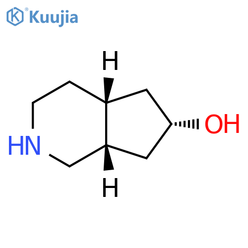 rel-(4aR,6S,7aS)-octahydro-1H-cyclopenta[c]pyridin-6-ol structure