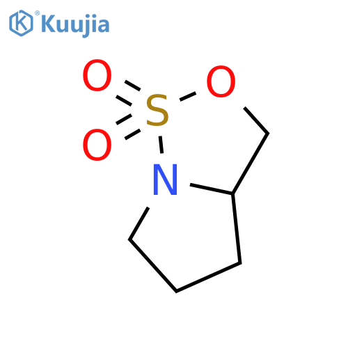 (S)-4,5,6-Tetrahydro-3H-pyrrolo1,2-Coxathiazole 1,2-Dioxide structure