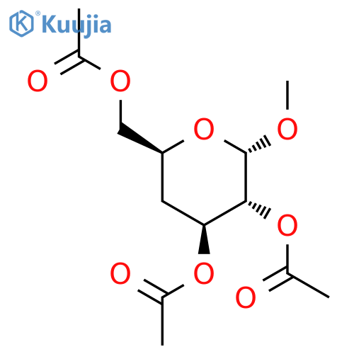 [(2S,4S,5R,6S)-4,5-Diacetyloxy-6-methoxyoxan-2-yl]methyl acetate structure