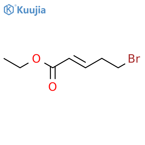(E)-Ethyl 5-bromopent-2-enoate structure