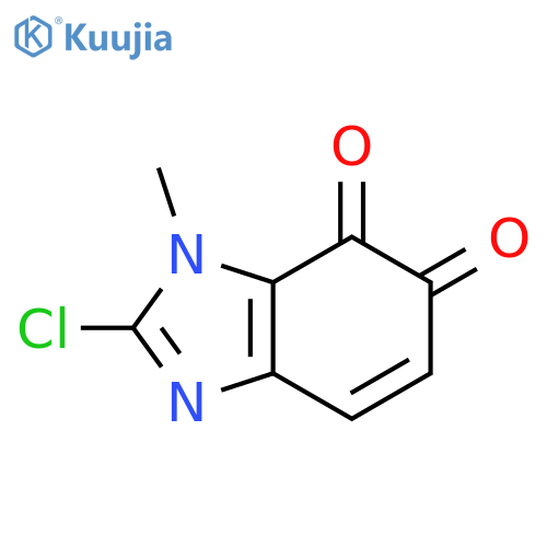 1H-Benzimidazole-6,7-dione,2-chloro-1-methyl- structure