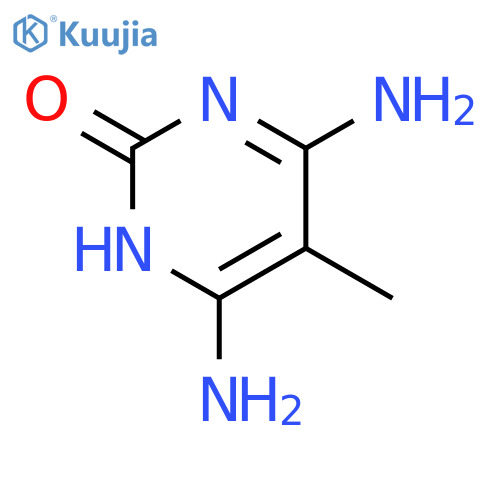 2(1H)-Pyrimidinone,4,6-diamino-5-methyl- structure