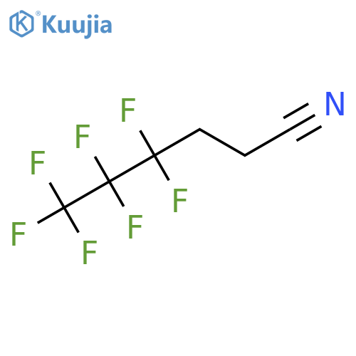 4,4,5,5,6,6,6-heptafluorohexanenitrile structure