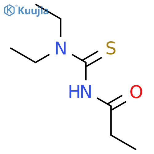 Propanamide, N-[(diethylamino)thioxomethyl]- structure