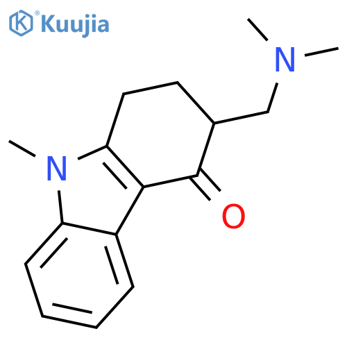 3-((Dimethylamino)methyl)-9-methyl-2,3-dihydro-1H-carbazol-4(9H)-one structure