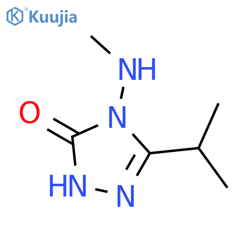 3H-1,2,4-Triazol-3-one,2,4-dihydro-4-(methylamino)-5-(1-methylethyl)-(9CI) structure
