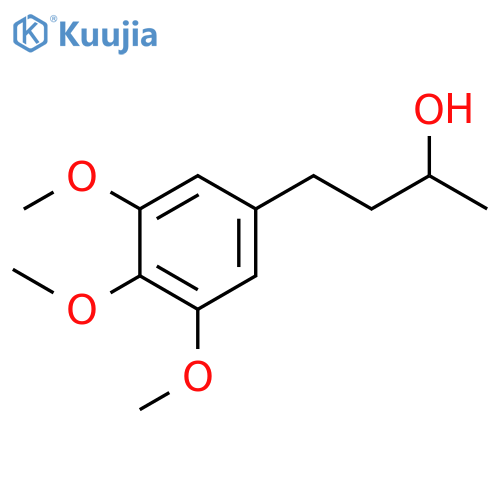 4-(3,4,5-trimethoxyphenyl)butan-2-ol structure
