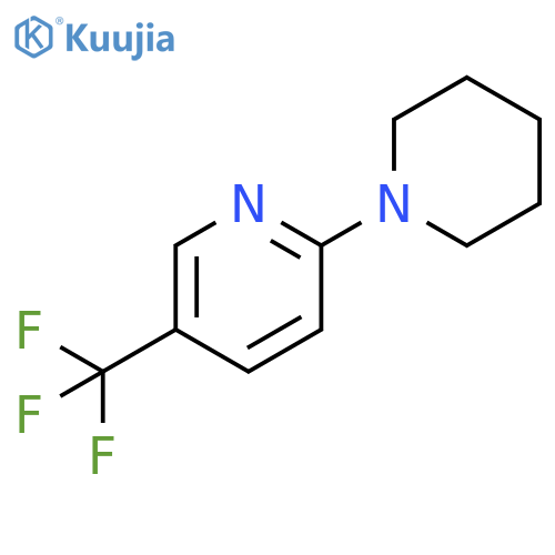 2-Piperidin-1-yl-5-(trifluoromethyl)pyridine structure