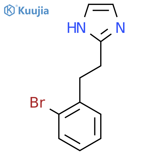 2-[2-(2-Bromophenyl)ethyl]-1H-imidazole structure