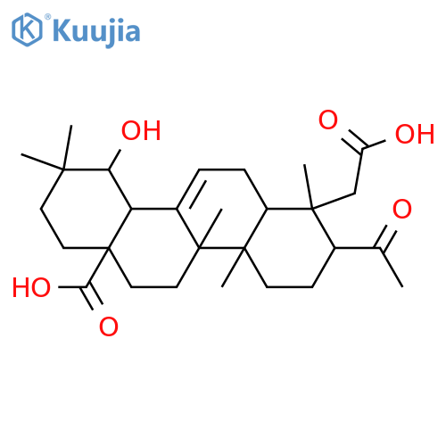 19-Hydroxy-3,24-dinor-4-oxo-2,3-seco-12-oleanene-2,28-dioic acid; 19α-form structure
