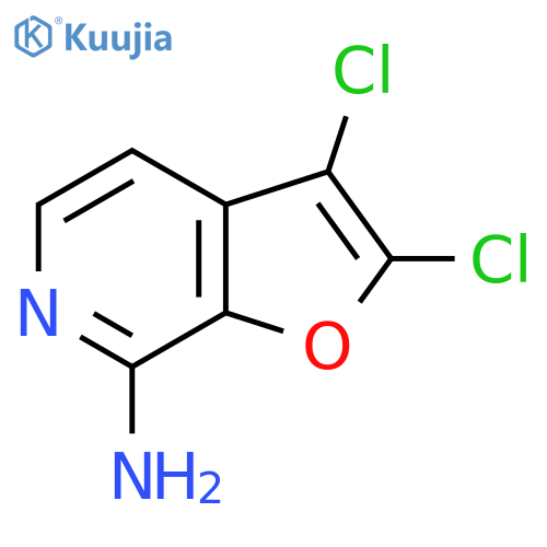 2,3-Dichlorofuro[2,3-c]pyridin-7-amine structure