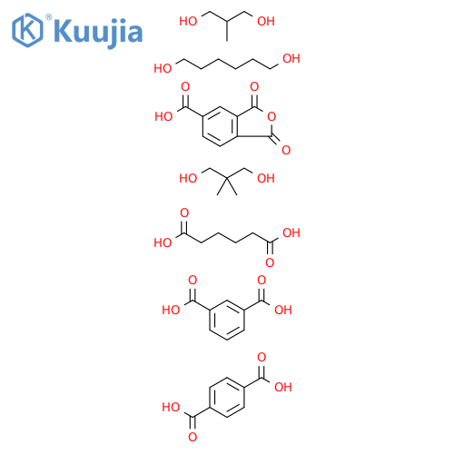1,3-Benzenedicarboxylicacid,polymerwith1,4-benzenedicarboxylicacid,1,3-dihydro-1,3-dioxo-5-isobenzofurancarboxylicacid,2,2-dimethyl-1,3-propanediol,hexanedioicacid,1,6-hexanedioland2-methyl-1,3-propanediol structure