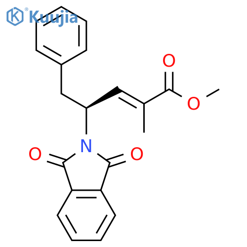 (S,E)-Methyl 2-methyl-4-(1,3-dioxoisoindolin-2-yl)-5-phenylpent-2-enoate structure