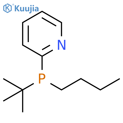 Pyridine, 2-[butyl(1,1-dimethylethyl)phosphino]- structure