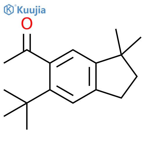 Ethanone,1-[6-(1,1-dimethylethyl)-2,3-dihydro-3,3-dimethyl-1H-inden-5-yl]- structure