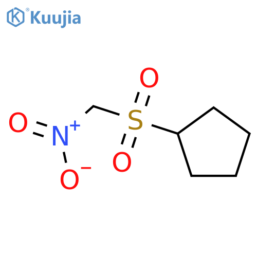 Cyclopentane, [(nitromethyl)sulfonyl]- structure